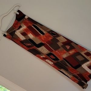 Patterned maxi skirt